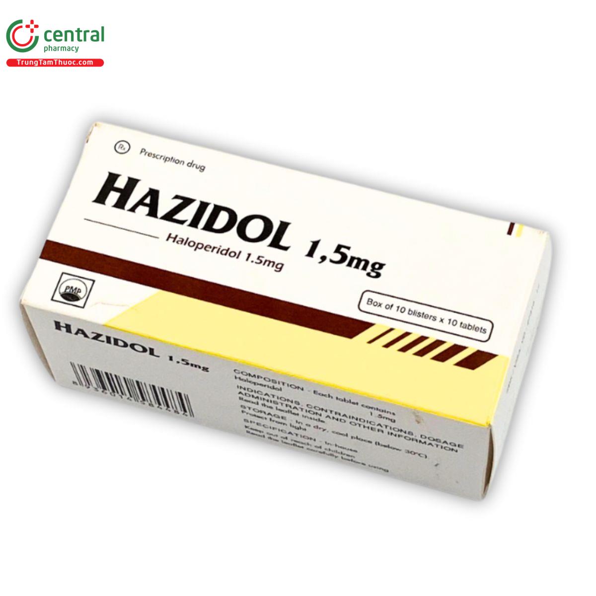 hazidol 15mg 3 B0532