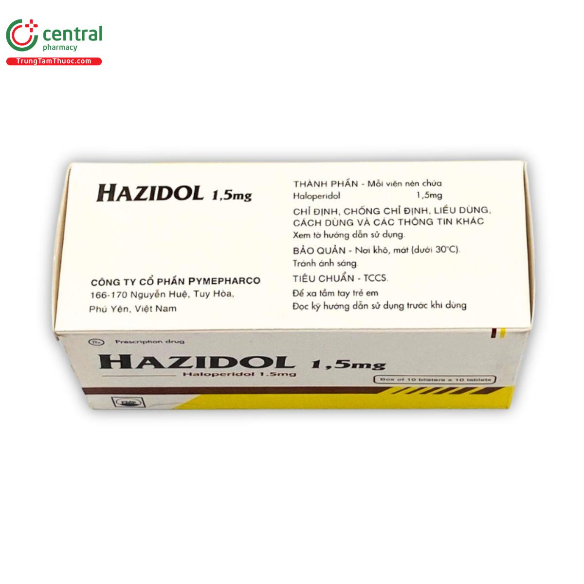 hazidol 15mg 4 A0545