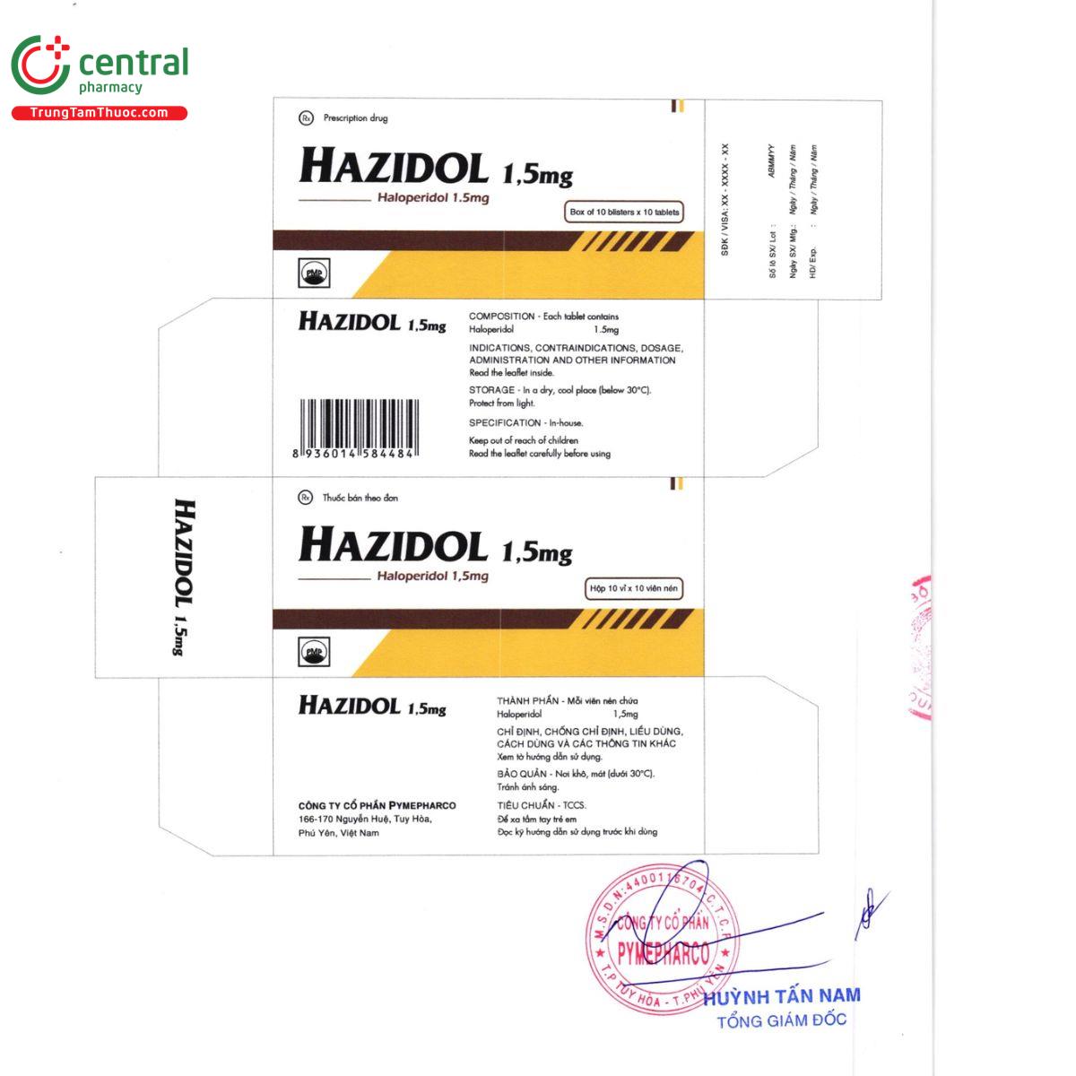 hazidol 15mg 7 G2370