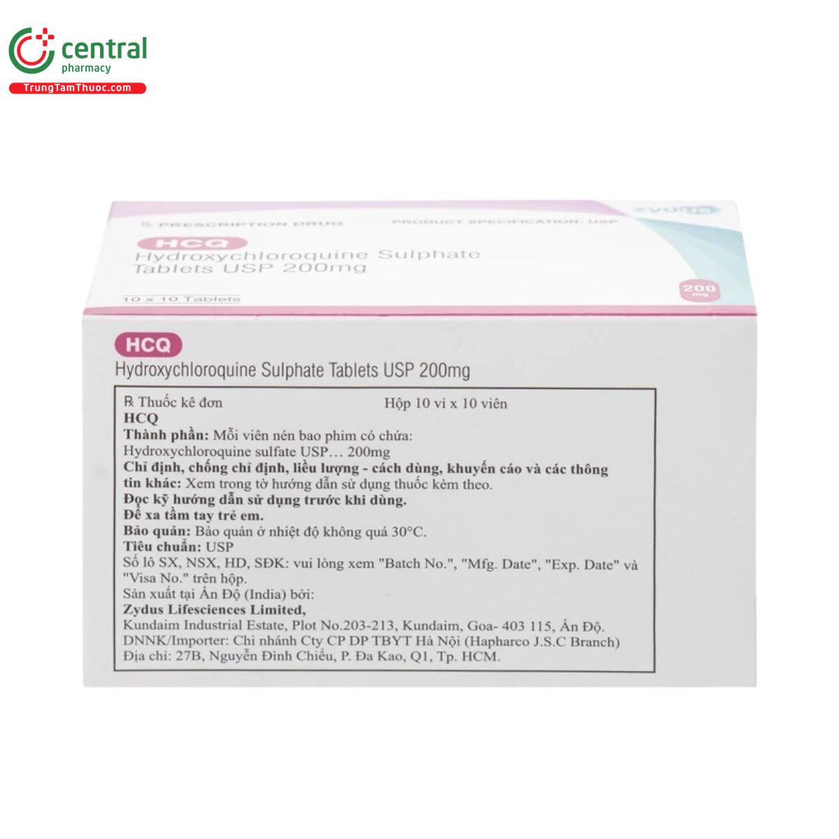 hcq 200mg zydus 5 N5411