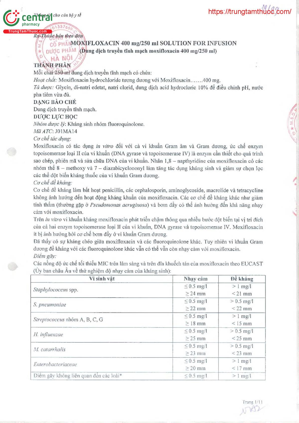 hdsd thuoc moxifloxacin 400mg 250ml trungtamthuoc 4 N5784