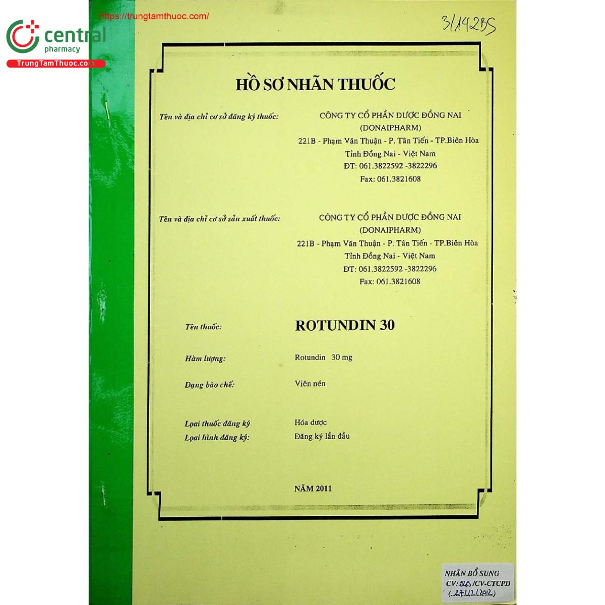 hdsd thuoc rotundin 30mg donaipharm trungtamthuoc 1 Q6113