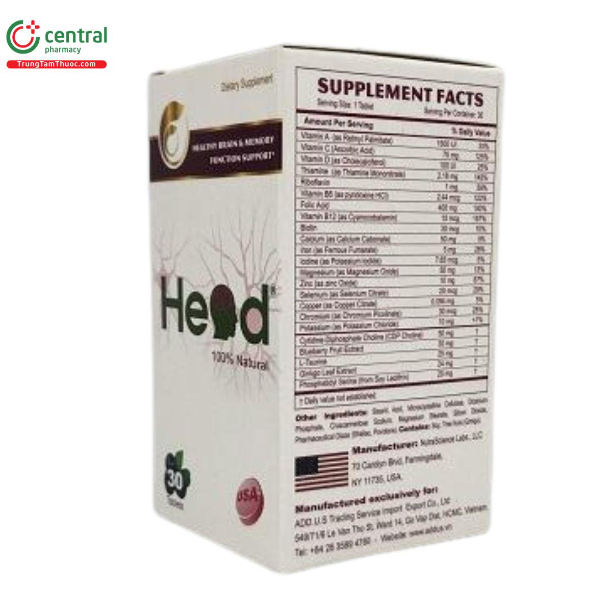 head nutrascience 6 B0082