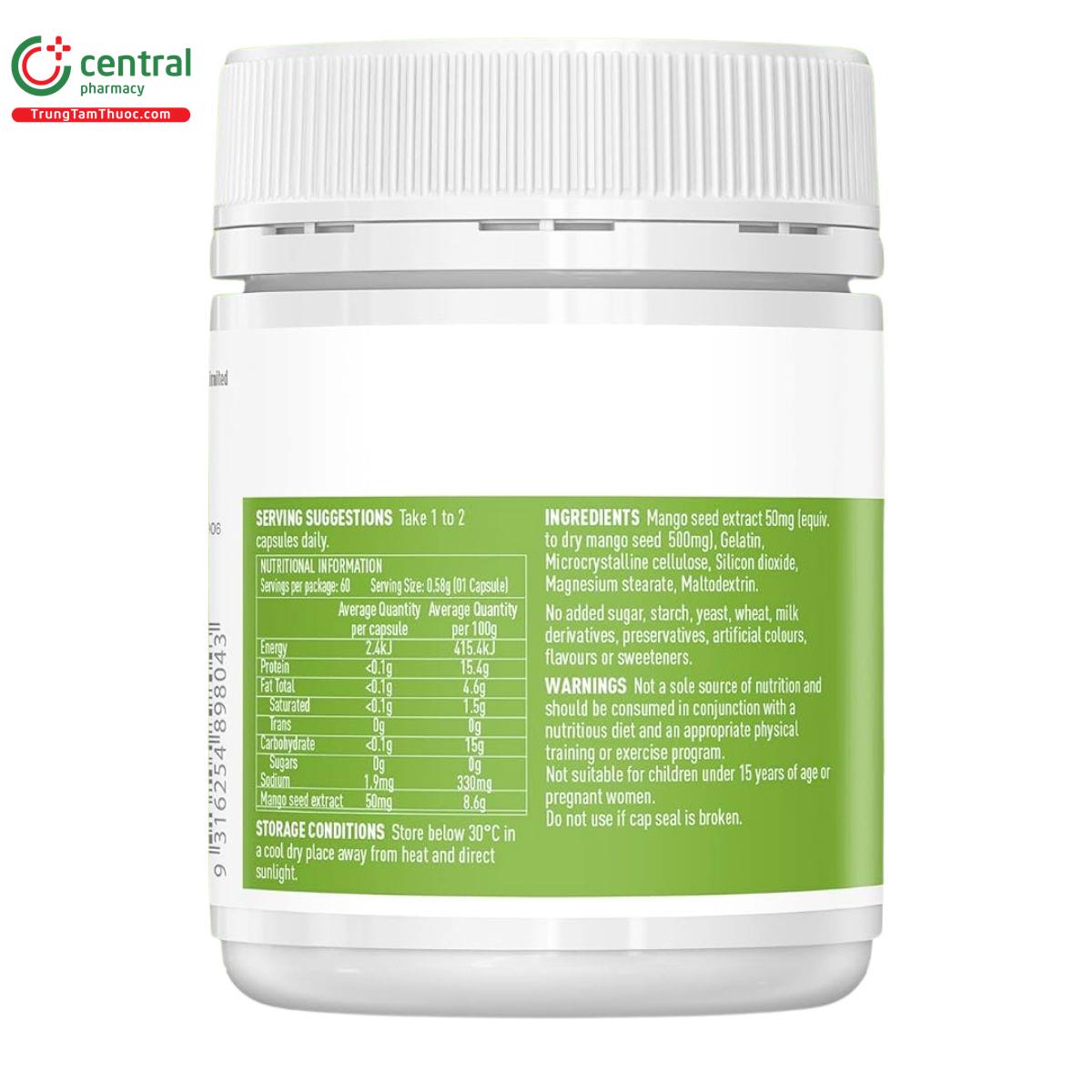 healthy care african mango seed extract 1 O5027