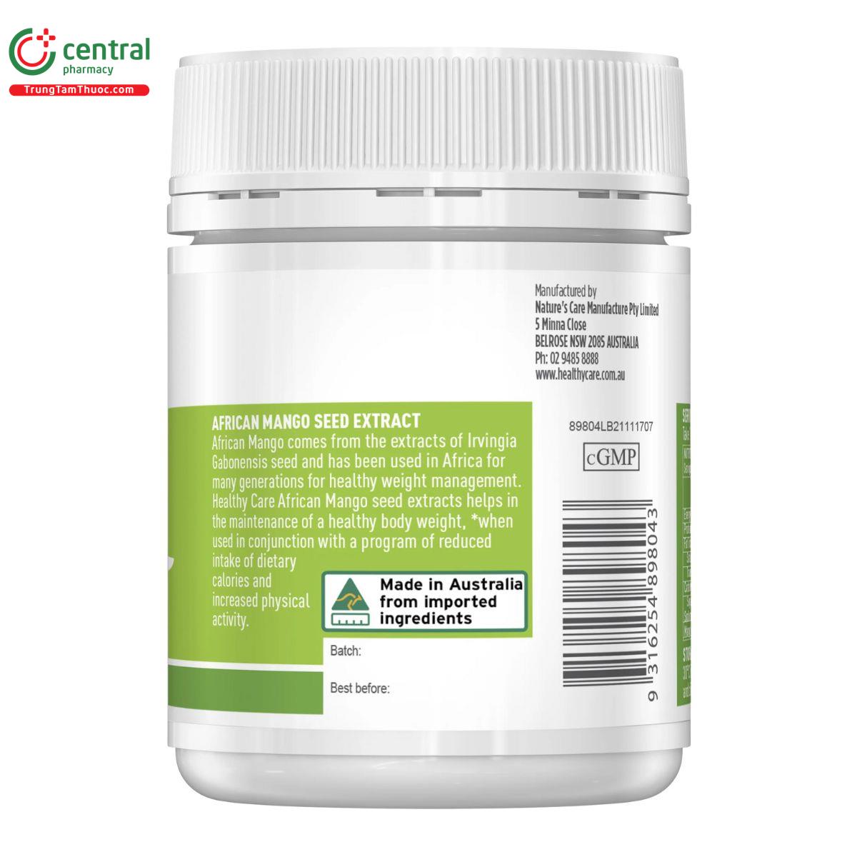 healthy care african mango seed extract 3 S7725