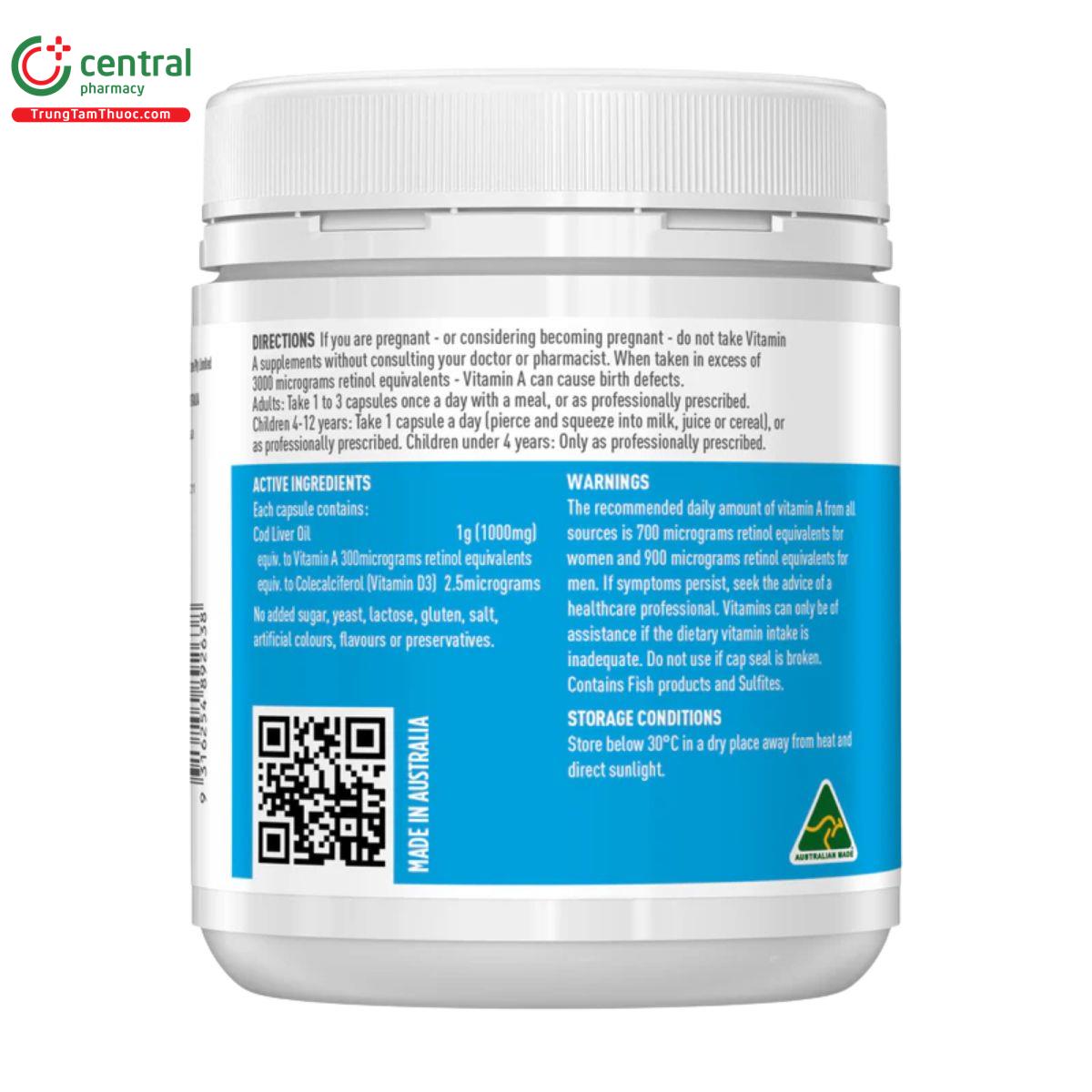 healthy care cod liver oil 1000mg 2 G2235