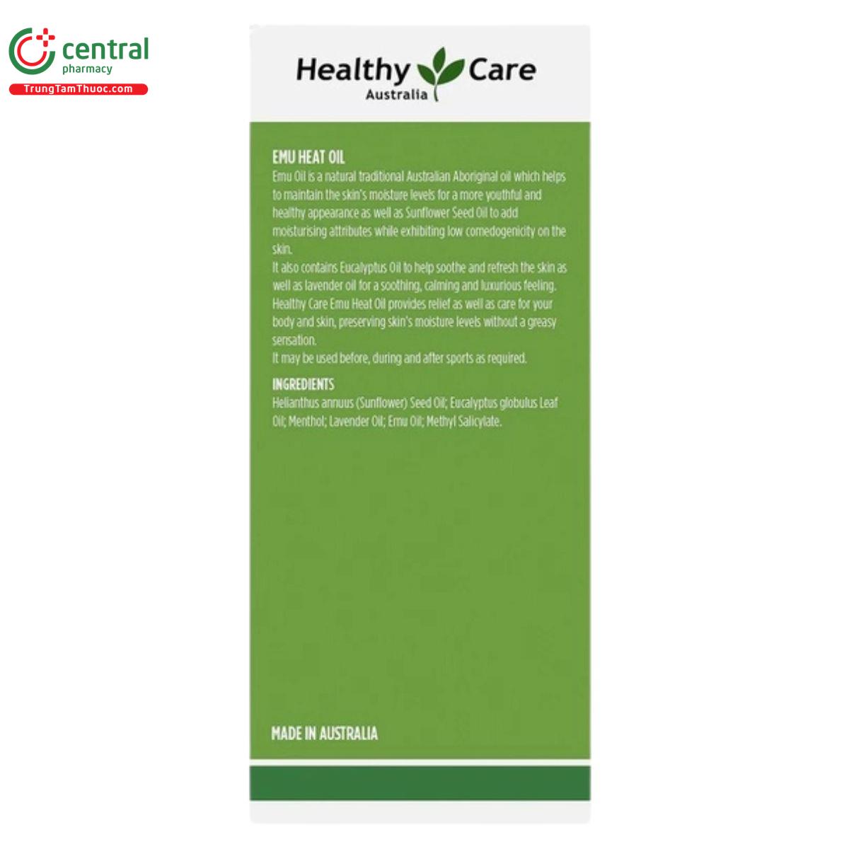healthy care emu heat oil 3 E1014