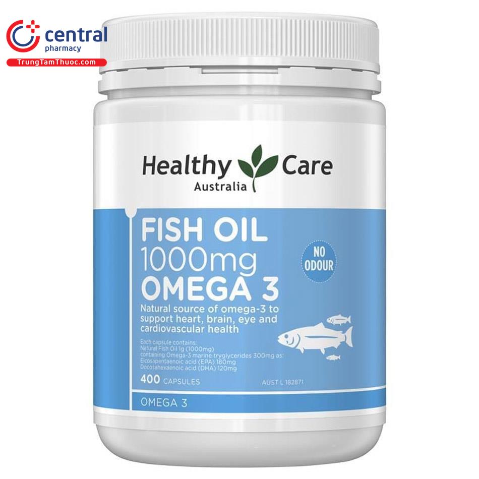 healthy care fish oil 1000mg omega 3 0 A0137
