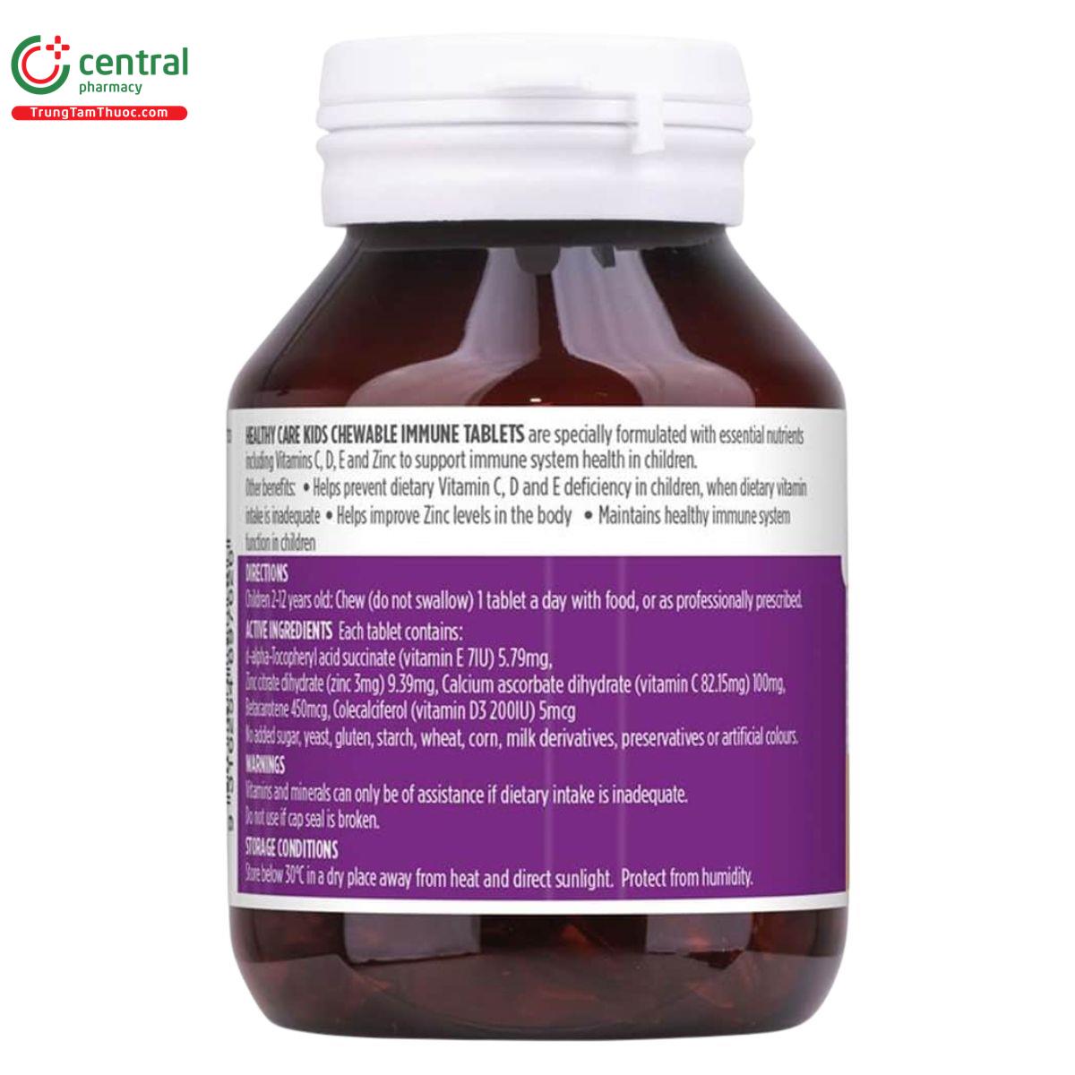 healthy care kids chewable immune 3 E1078 healthy care kids chewable immune 3 E1078
