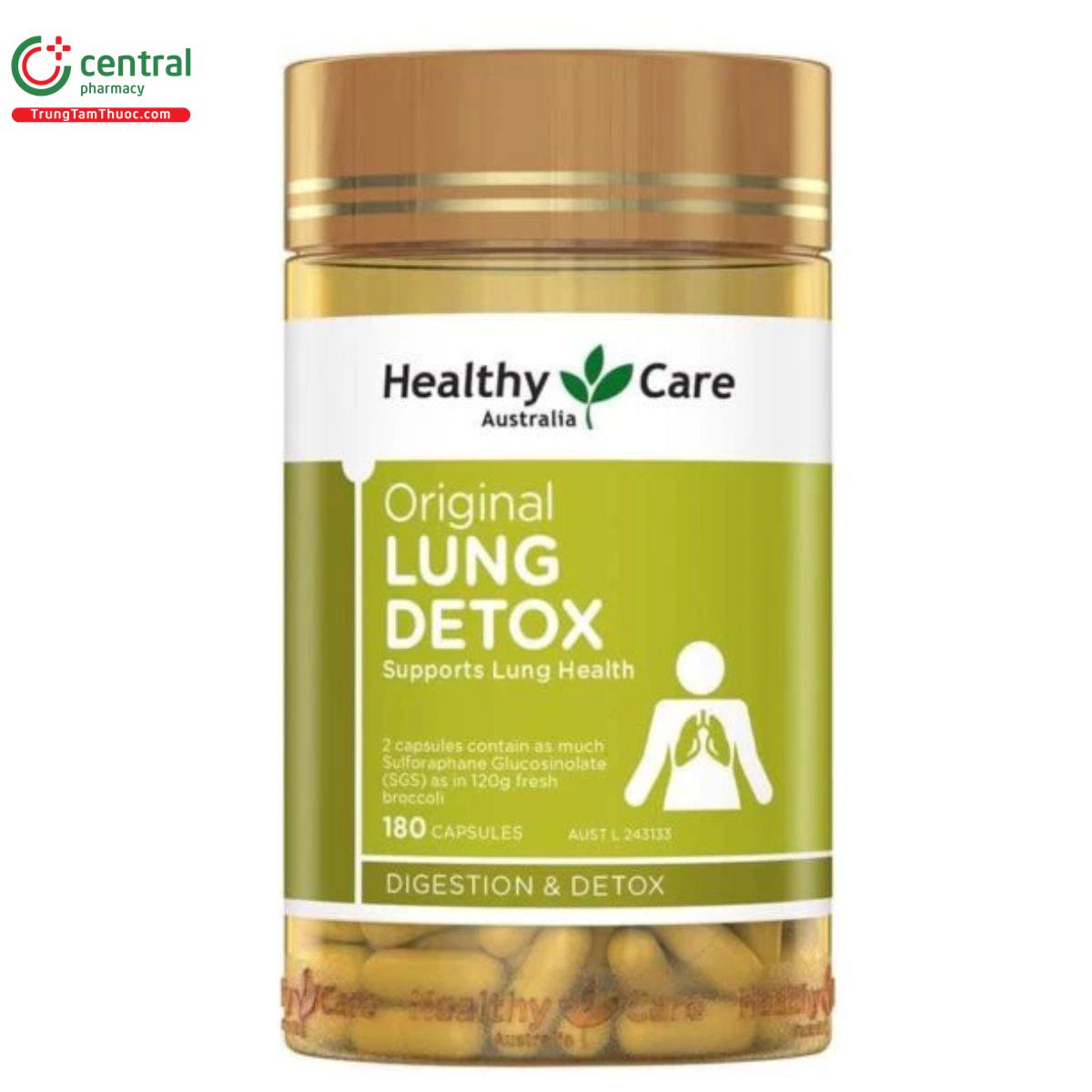 healthy care original lung detox 8 V8162