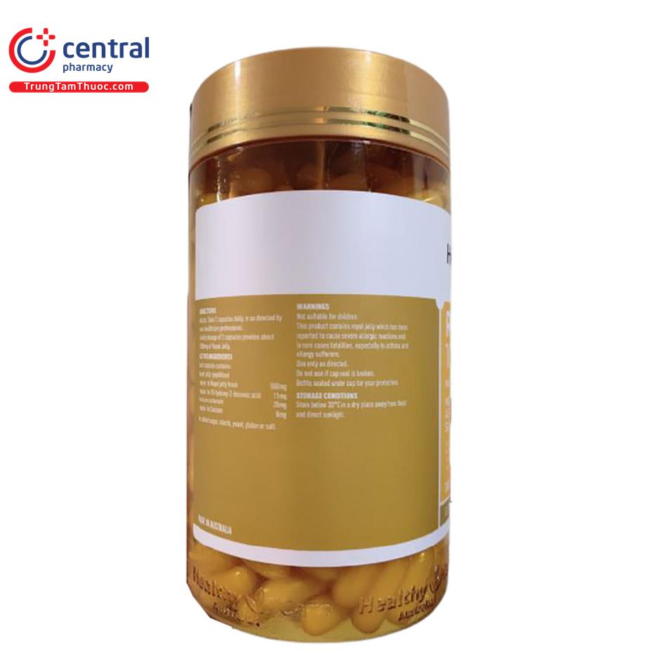 healthy care royal jelly 1000mg 10 I3870