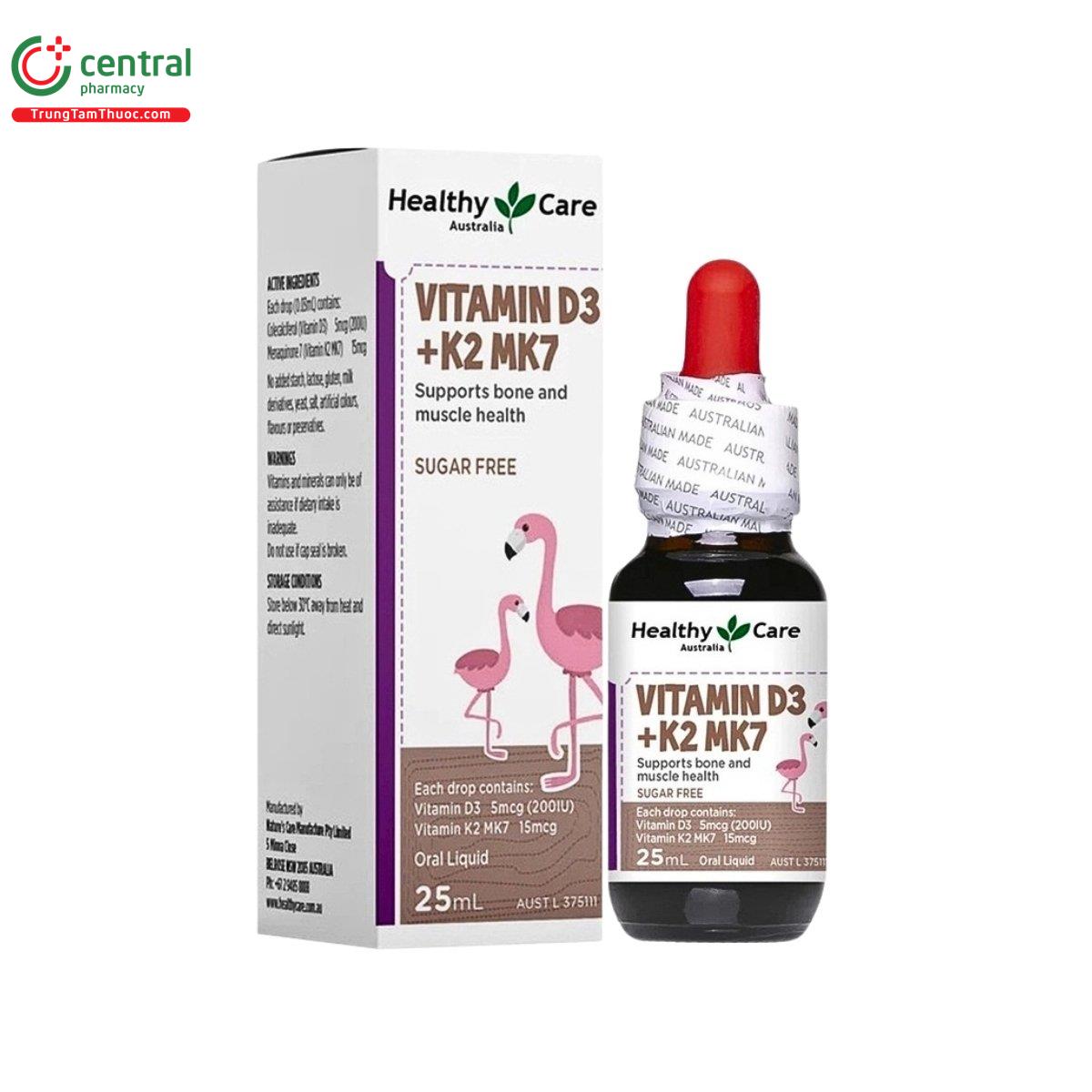 healthy care vitamin d2 k2 mk7 1 B0048
