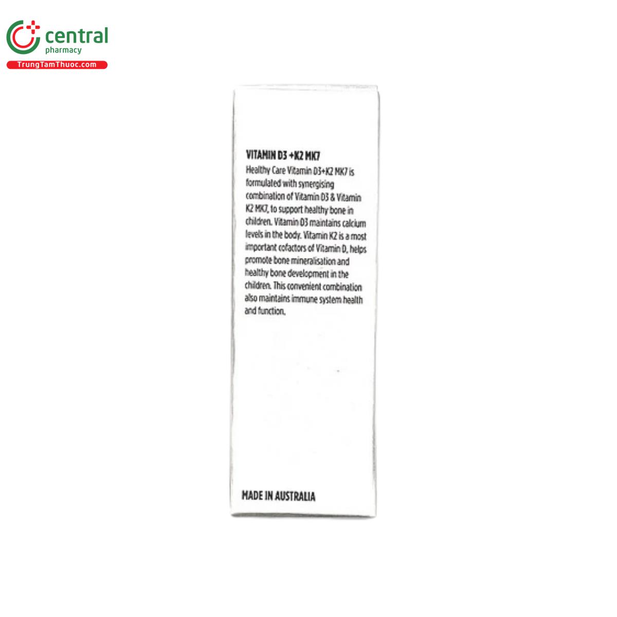 healthy care vitamin d2 k2 mk7 5 S7301