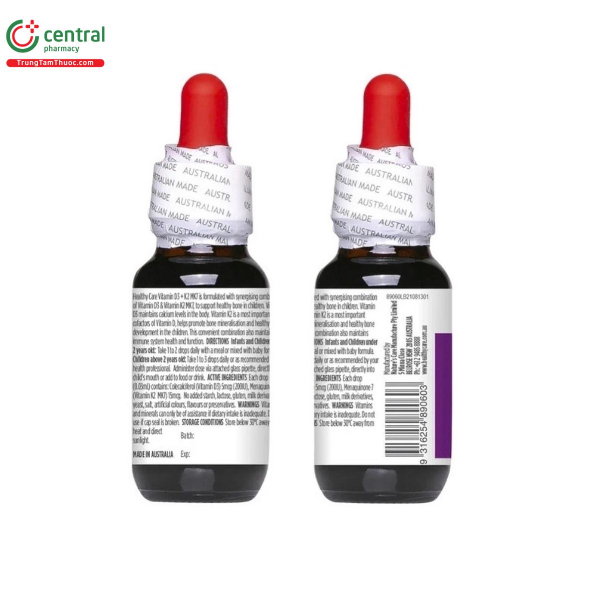 healthy care vitamin d2 k2 mk7 7 J3575