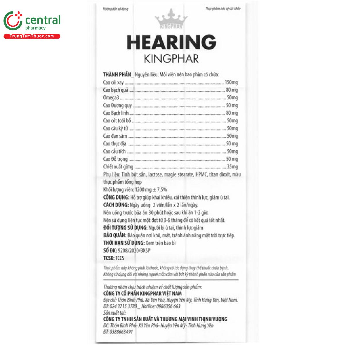 hearing kingphar 9 R7141