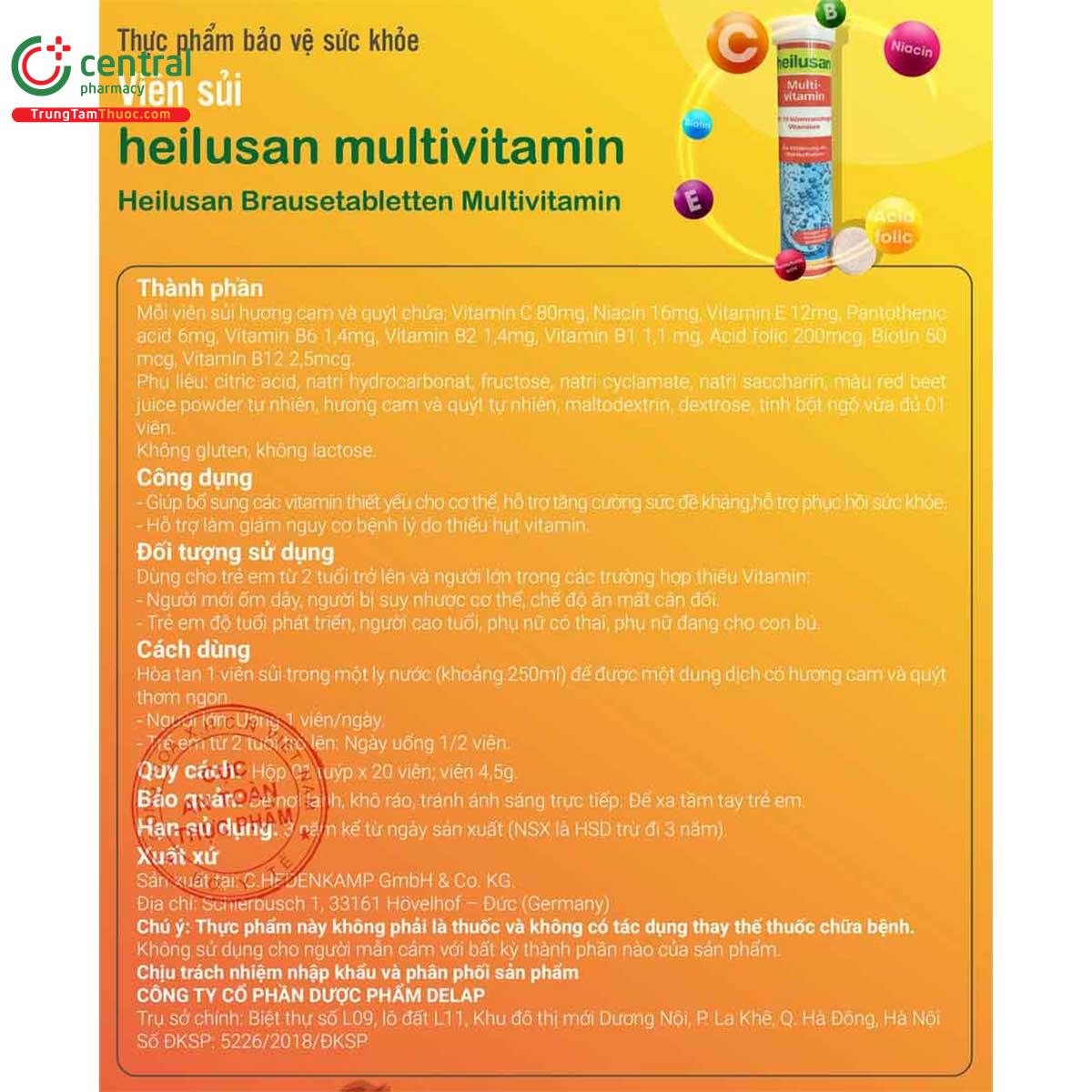 heilusan multi vitamin 9 J3582