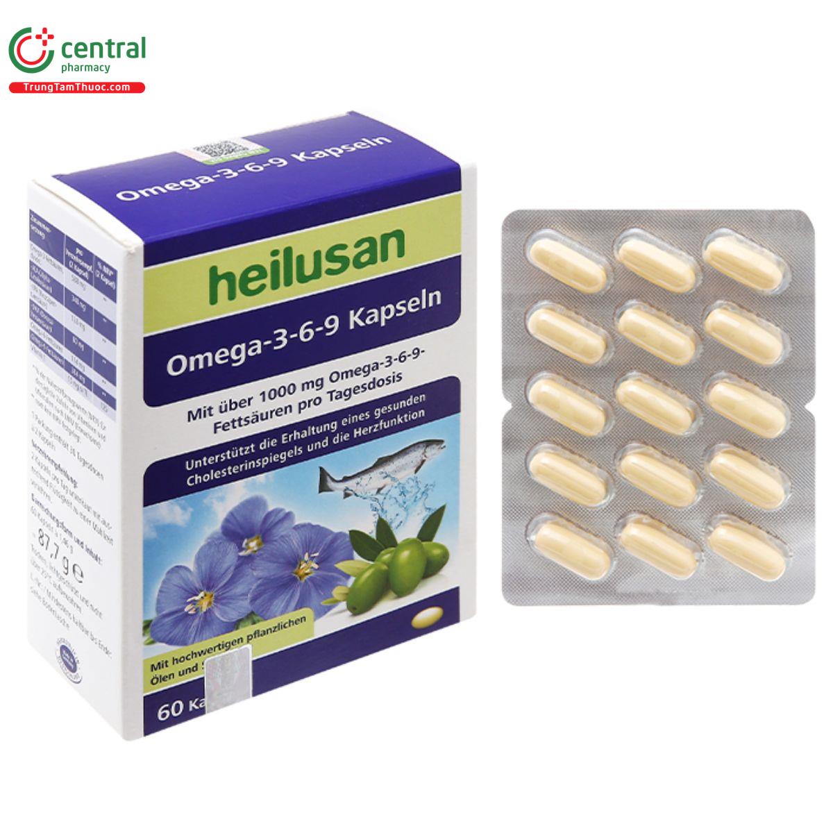 HEILUSAN OMEGA 3 KAPSELN BỔ SUNG DHA EPA HỖ TRỢ TIM MẠCH VÀ THỊ LỰC