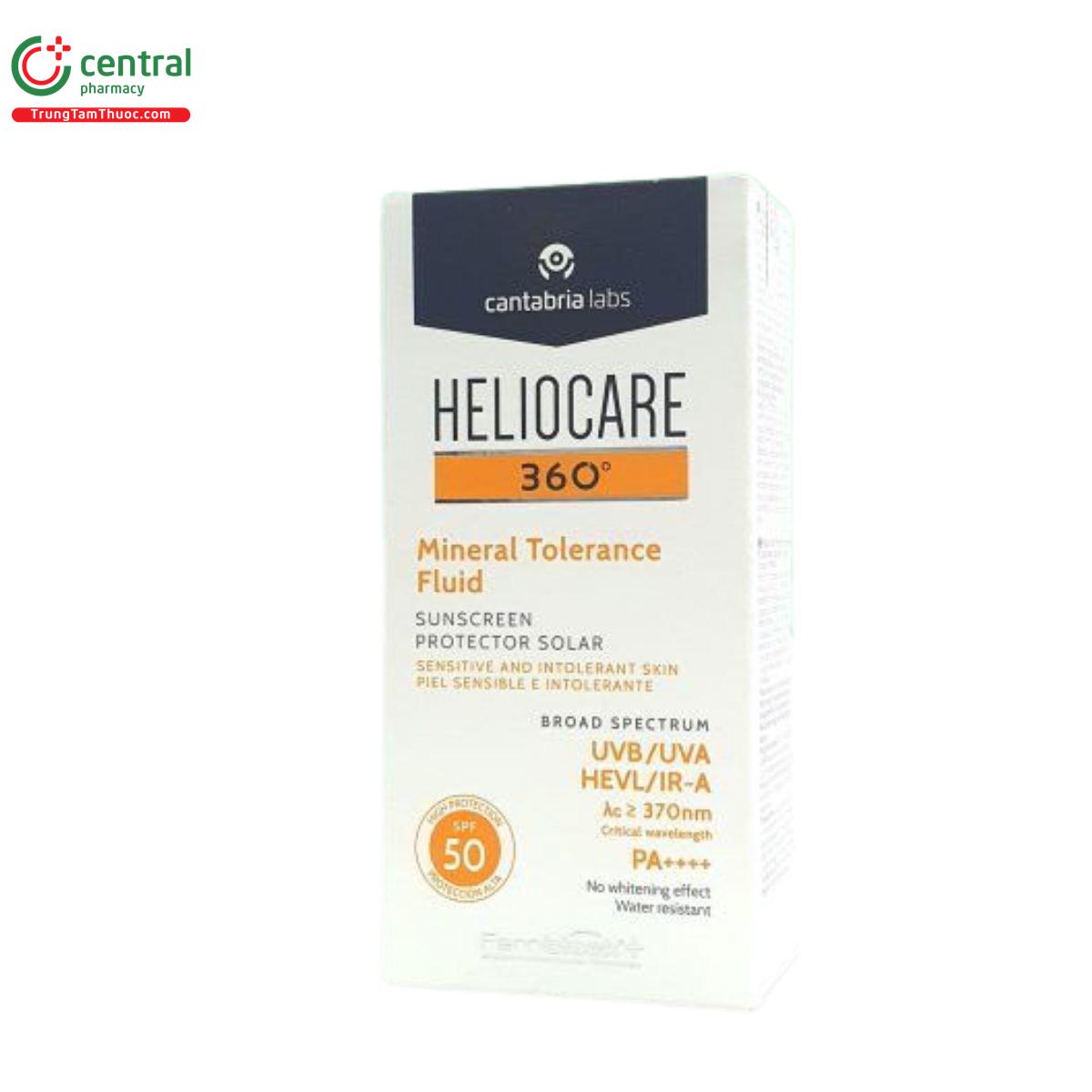 heliocare 360 mineral tolerance fluid spf 50 4 O6660