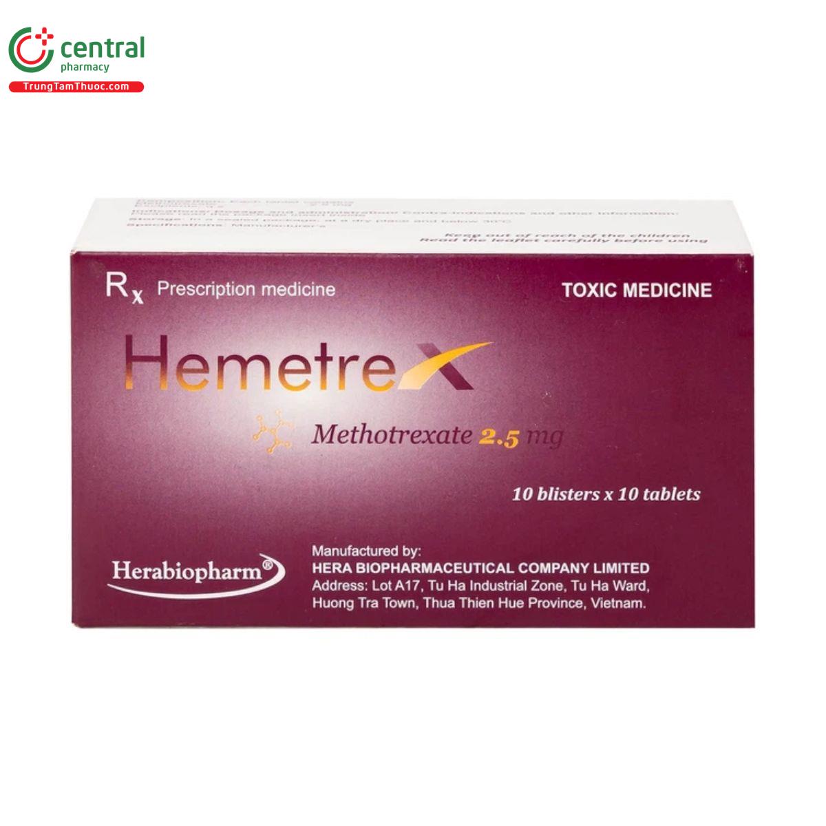 hemetrex 25mg 3 A0704