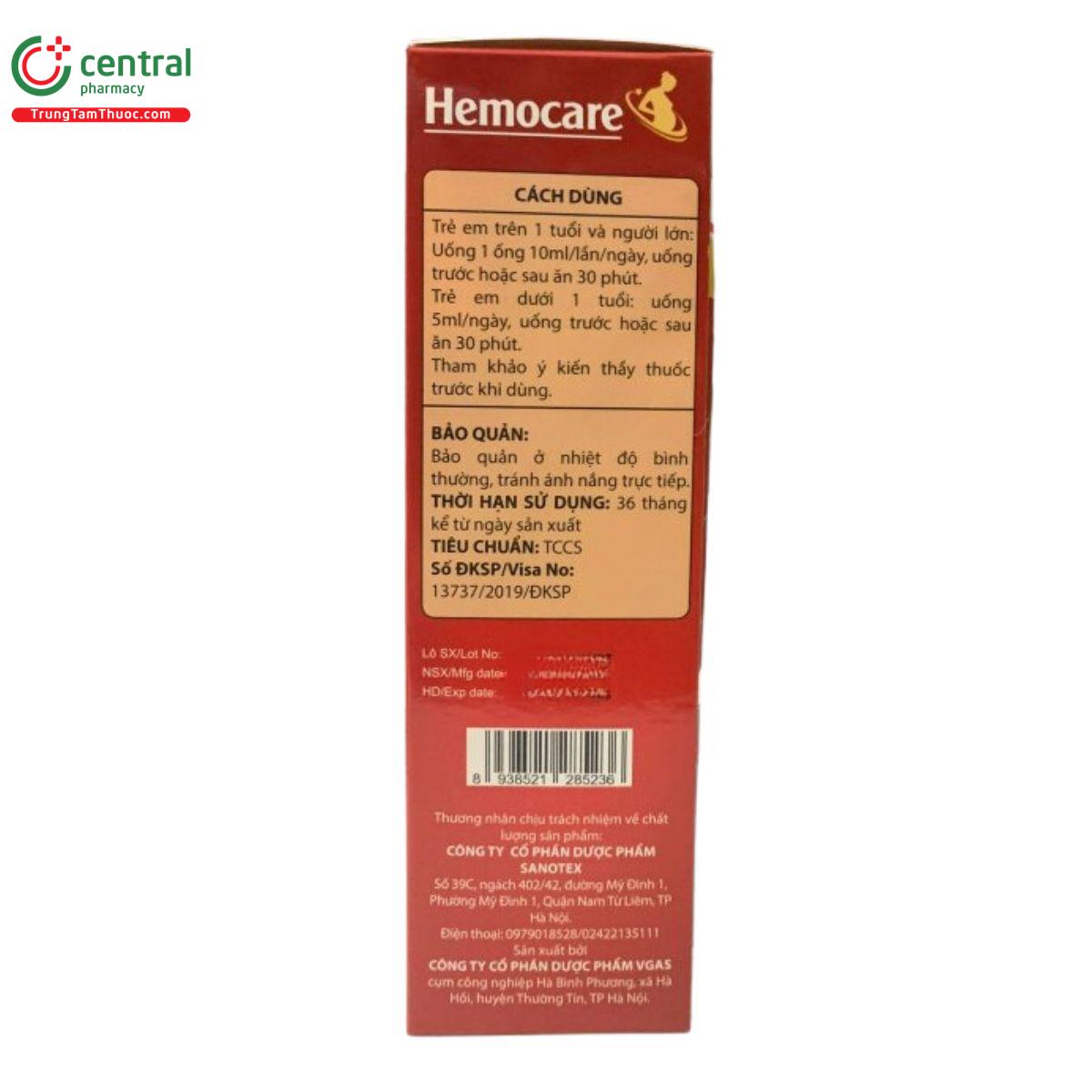 hemocare sanotex 7 R6771