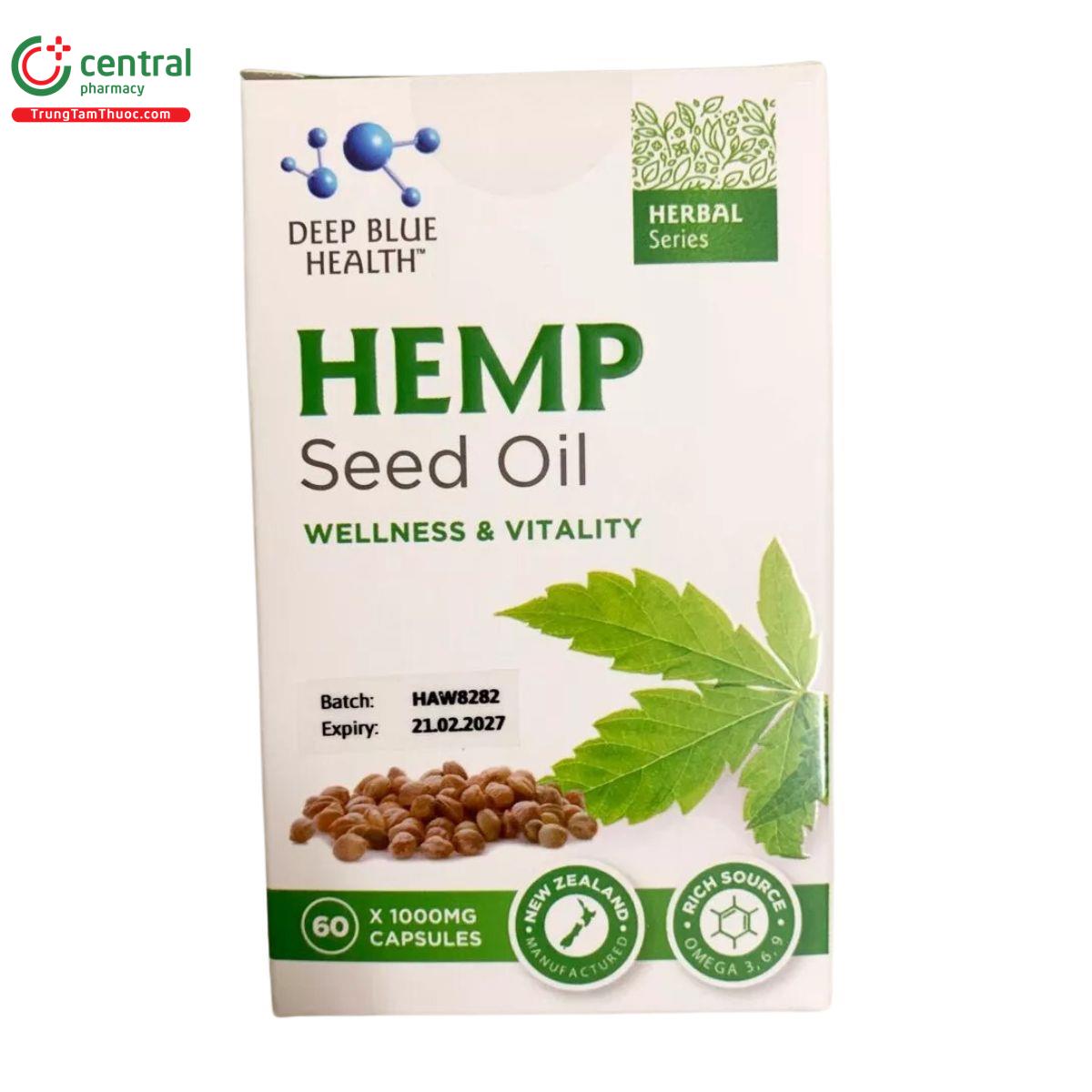 hemp seed oil deep blue health 19 U8766