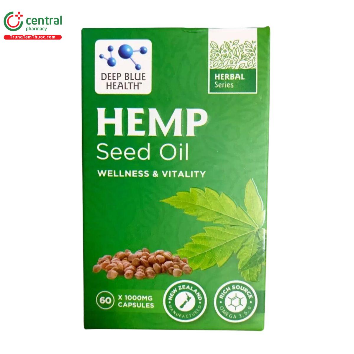 hemp seed oil deep blue health 21 B0348