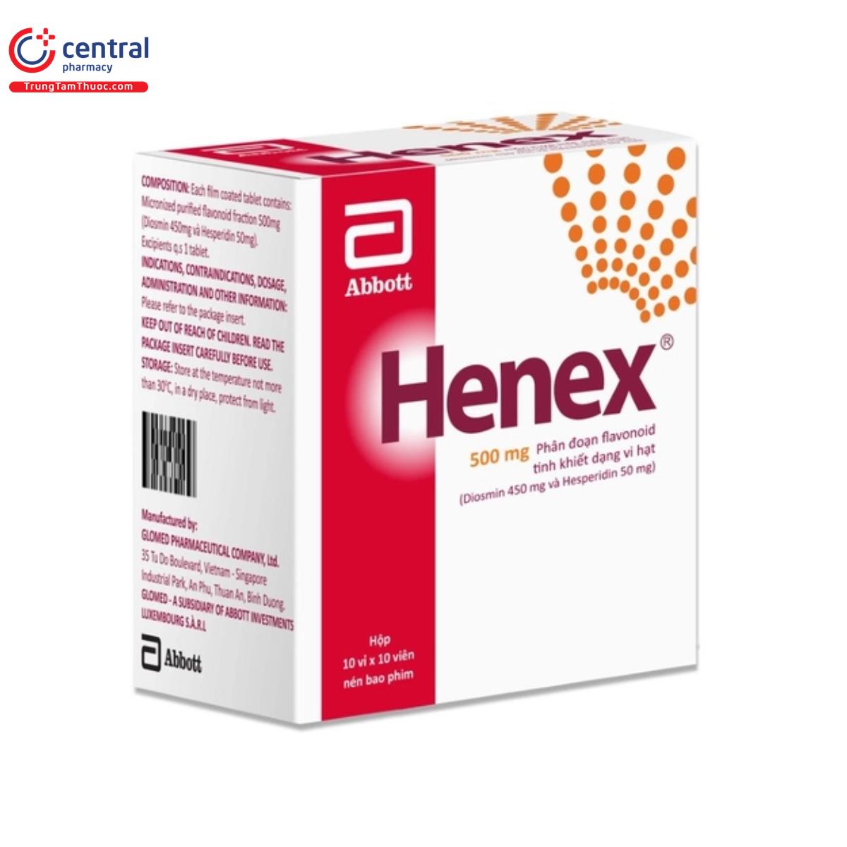 henex 500mg 2 L4080