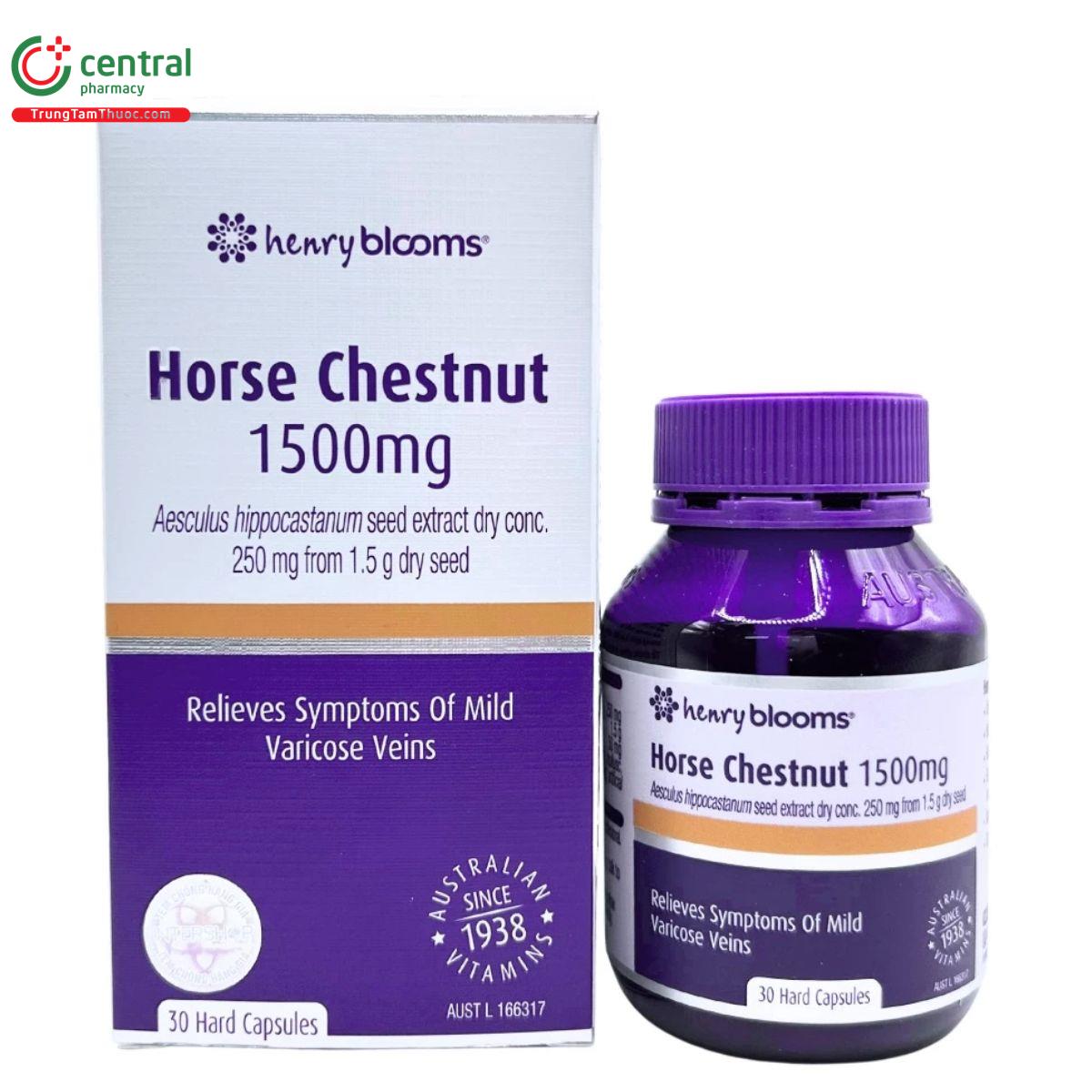 henry blooms horse chestnut 1500mg 2 O5167