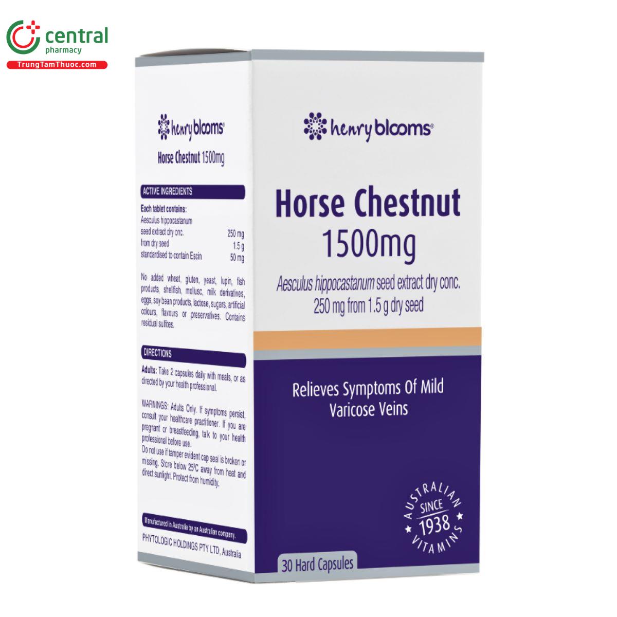 henry blooms horse chestnut 1500mg 6 S7814