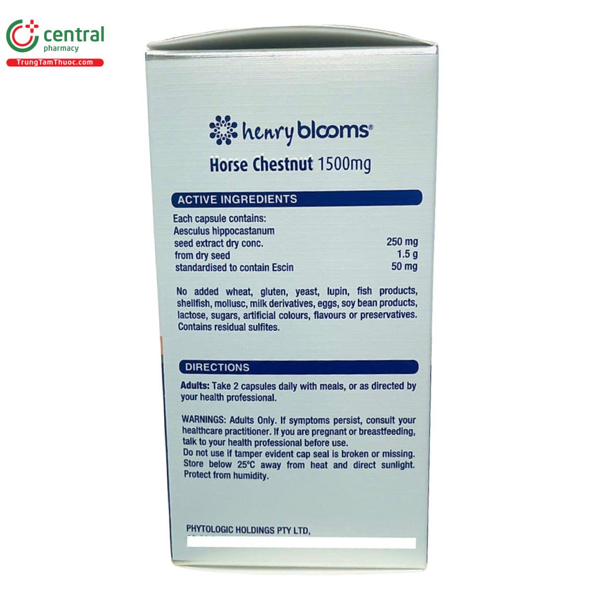 henry blooms horse chestnut 1500mg 7 D1551