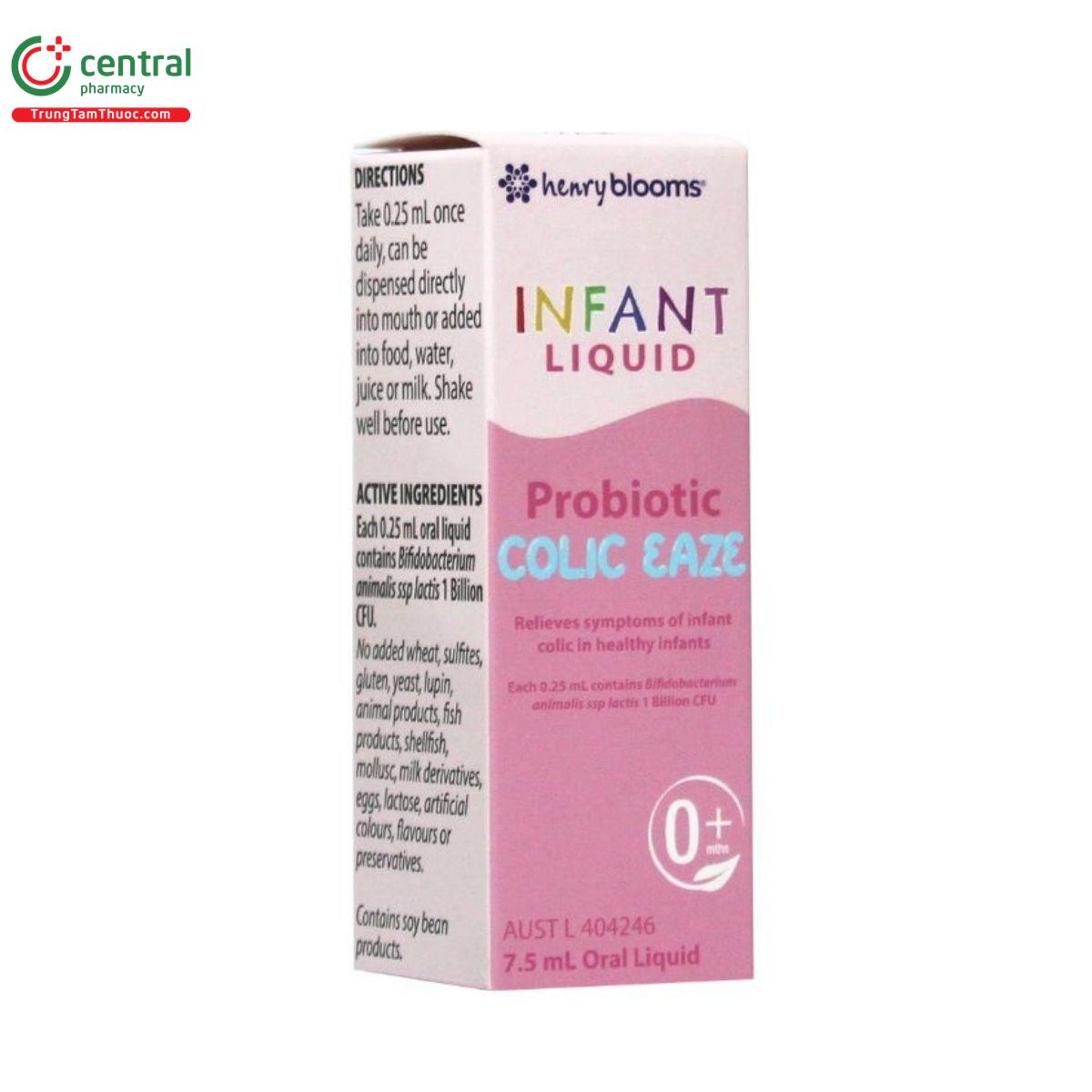 henry blooms infant liquid probiotic colic eaze 2 N5138