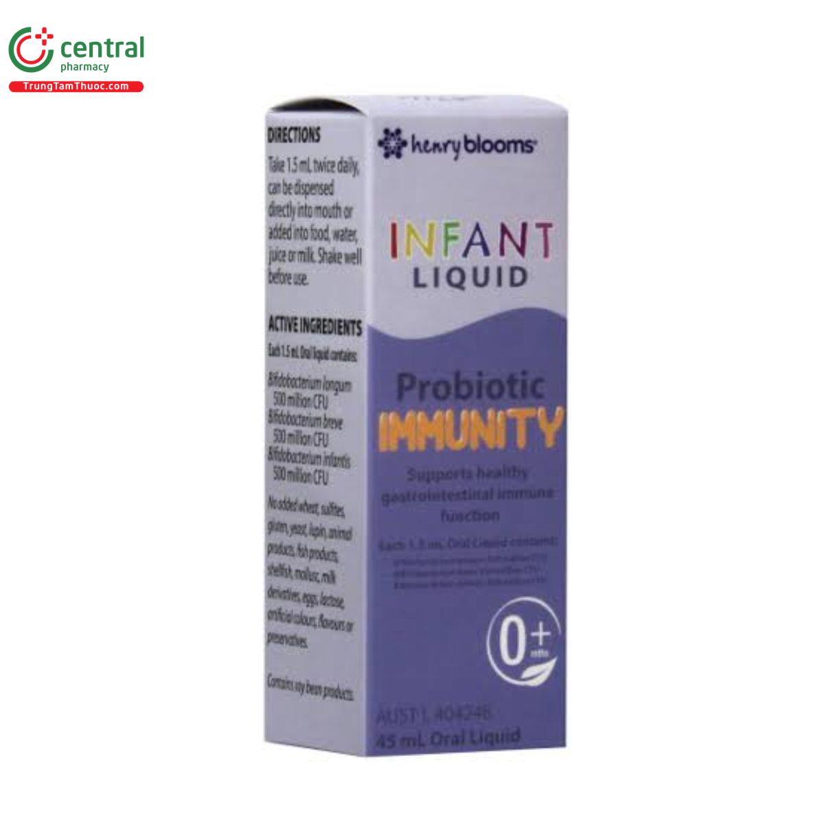 henry blooms infant liquid probiotic immunity 4 U8744 henry blooms infant liquid probiotic immunity 4 U8744