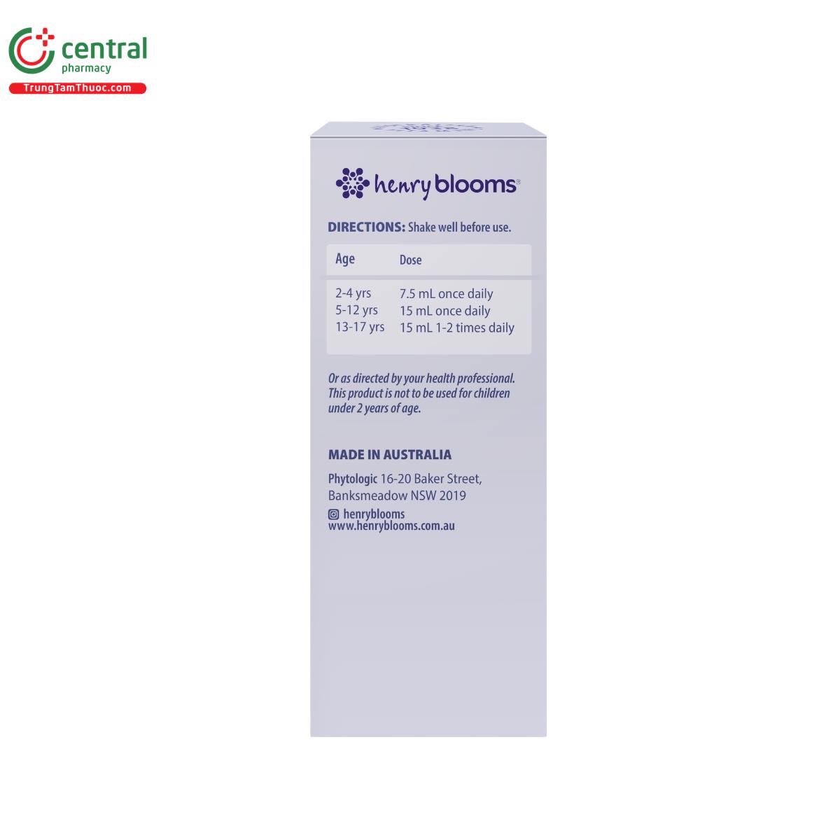 henry blooms kids liquid immunity 2 J3805