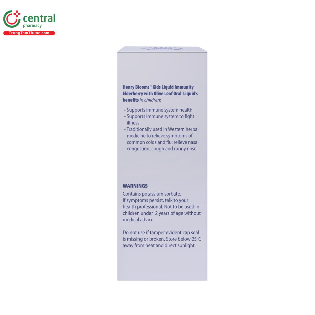 henry blooms kids liquid immunity 3 Q6533