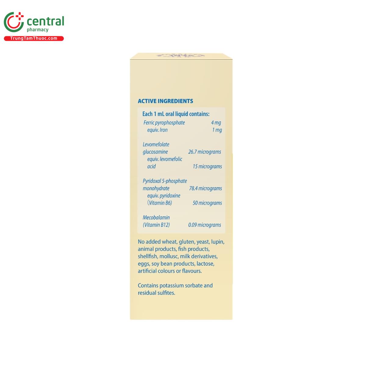 henry blooms kids liquid iron plus 6 A0016