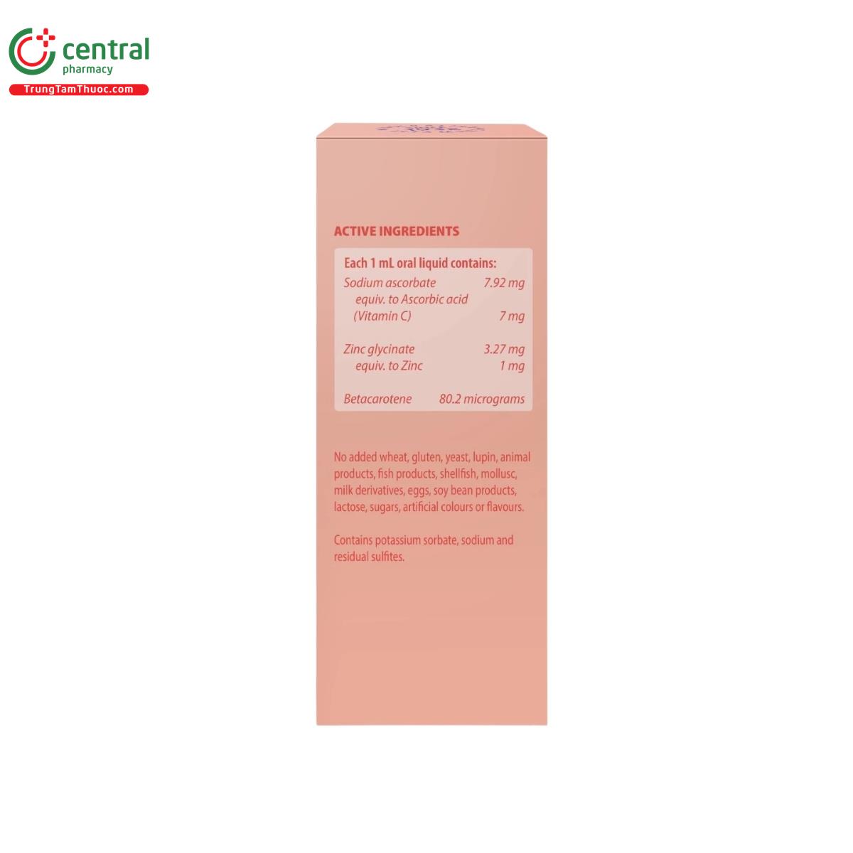 henry blooms kids liquid zinc with vitamin c 4 M5271