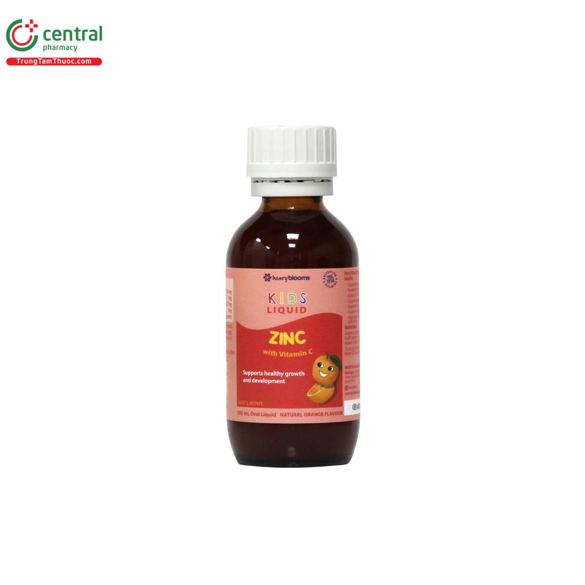 henry blooms kids liquid zinc with vitamin c 6 I3621