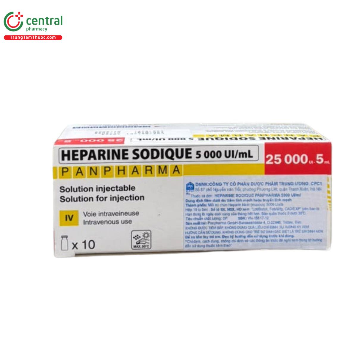 heparine sodique 5000uiml panpharma 5 F2650 heparine sodique 5000uiml panpharma 5 F2650
