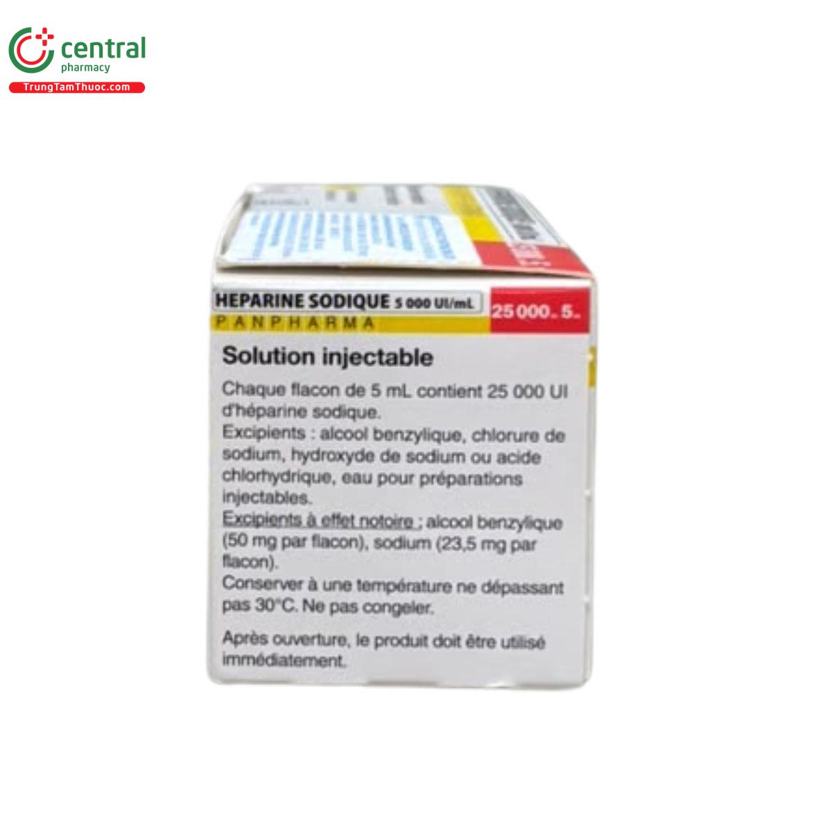 heparine sodique 5000uiml panpharma 6 T8111 heparine sodique 5000uiml panpharma 6 T8111