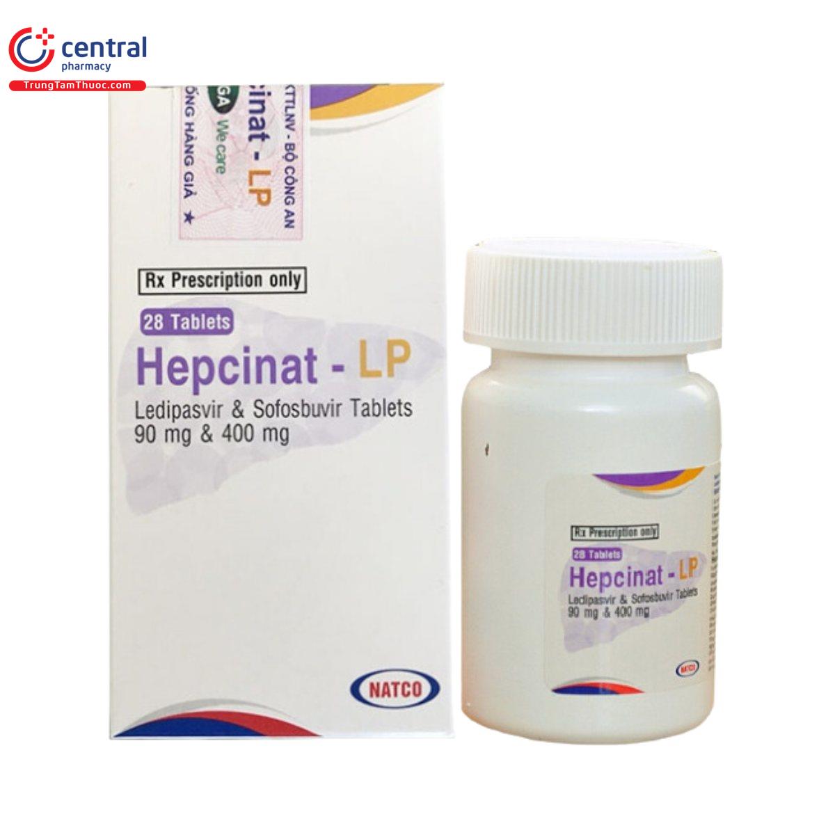 Thuốc Hepcinat-LP - Thuốc kháng virus điều trị viêm gan C hiệu quả