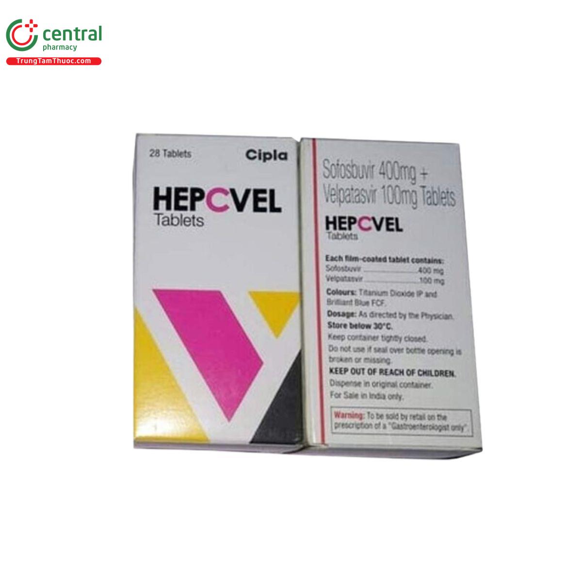 hepcvel tablets 400mg 100mg 4 B0310