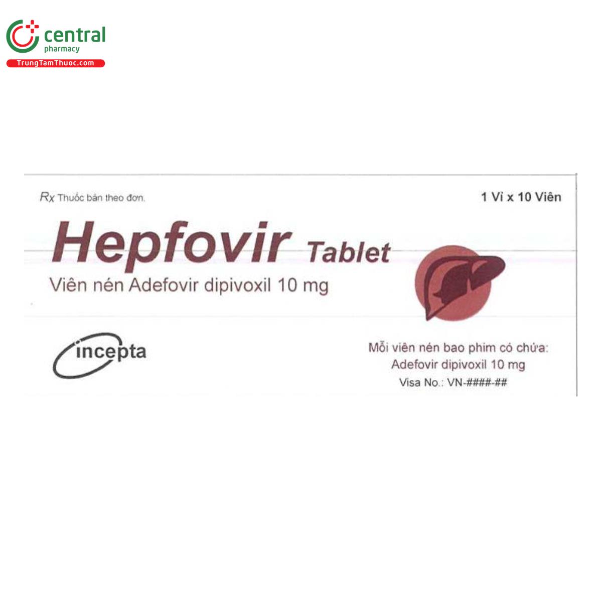 hepfovir tablet 10mg I3576 hepfovir tablet 10mg I3576