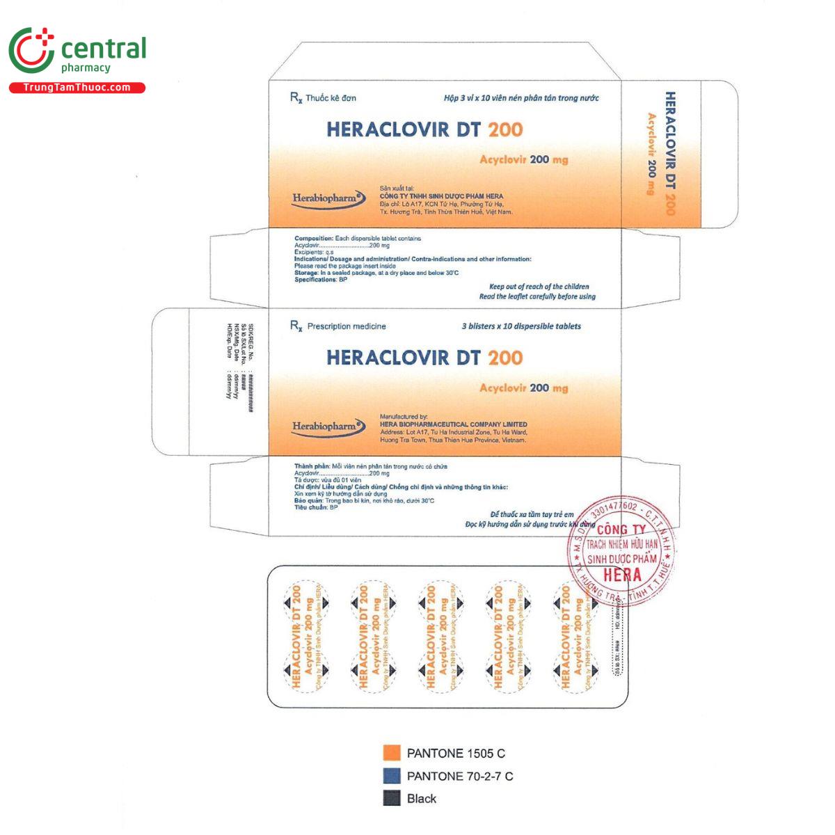 heraclovir dt 200mg 5 M4353 heraclovir dt 200mg 5 M4353