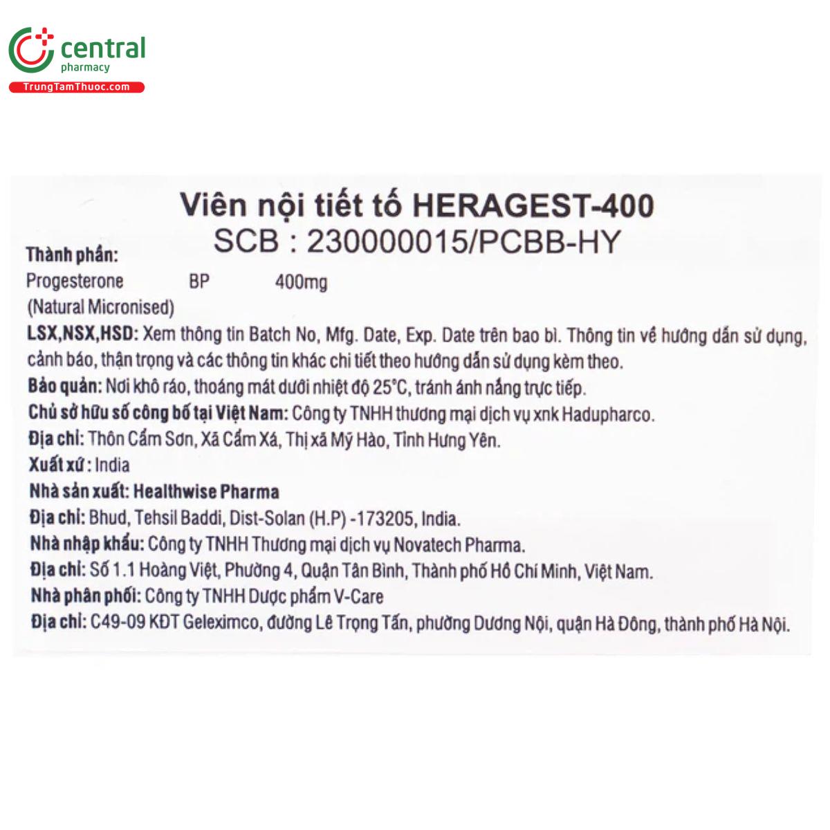 heragest 400 5 D1116