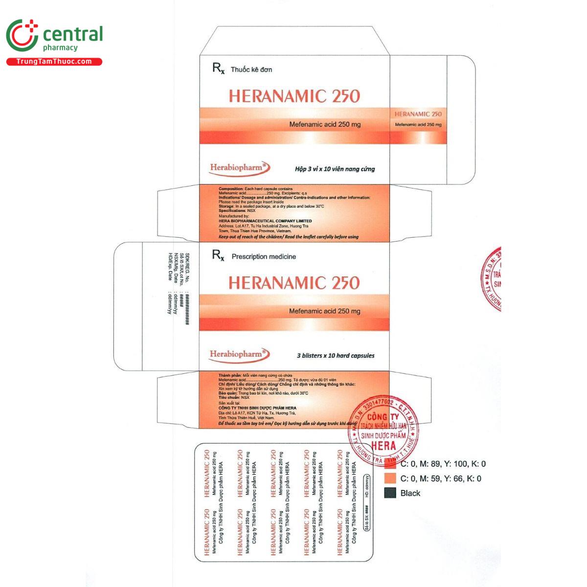 heranamic 250mg 2 N5152