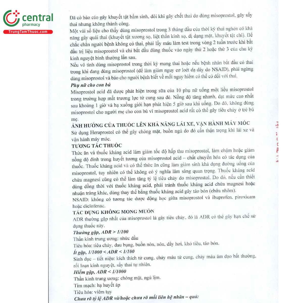 heraprostol 400mcg 6 D1067 heraprostol 400mcg 6 D1067