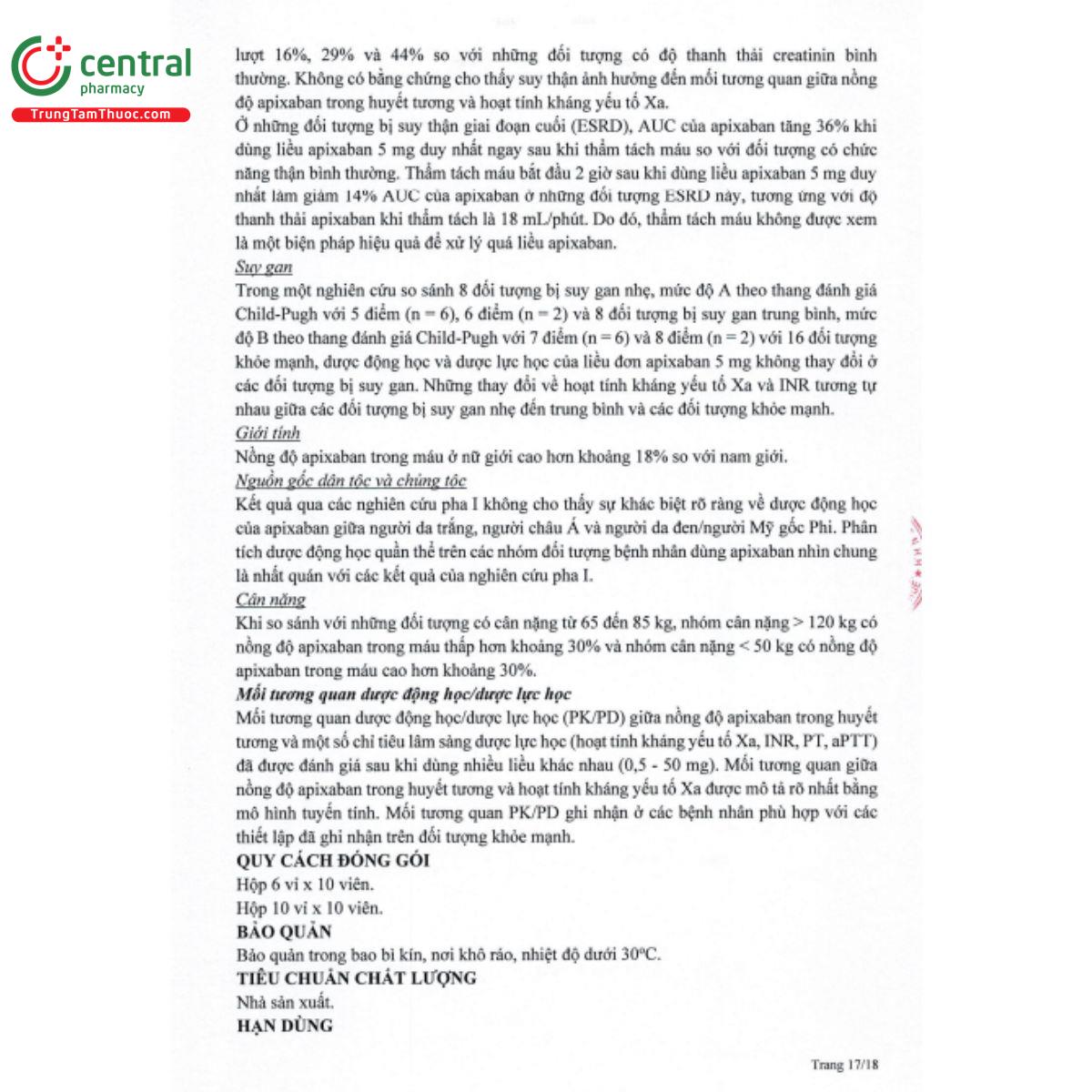 heraxaban 5mg 20 V8070