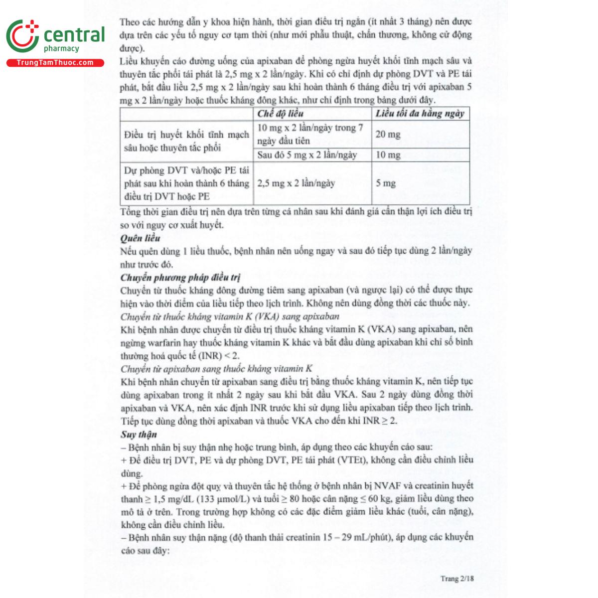 heraxaban 5mg 5 J3727