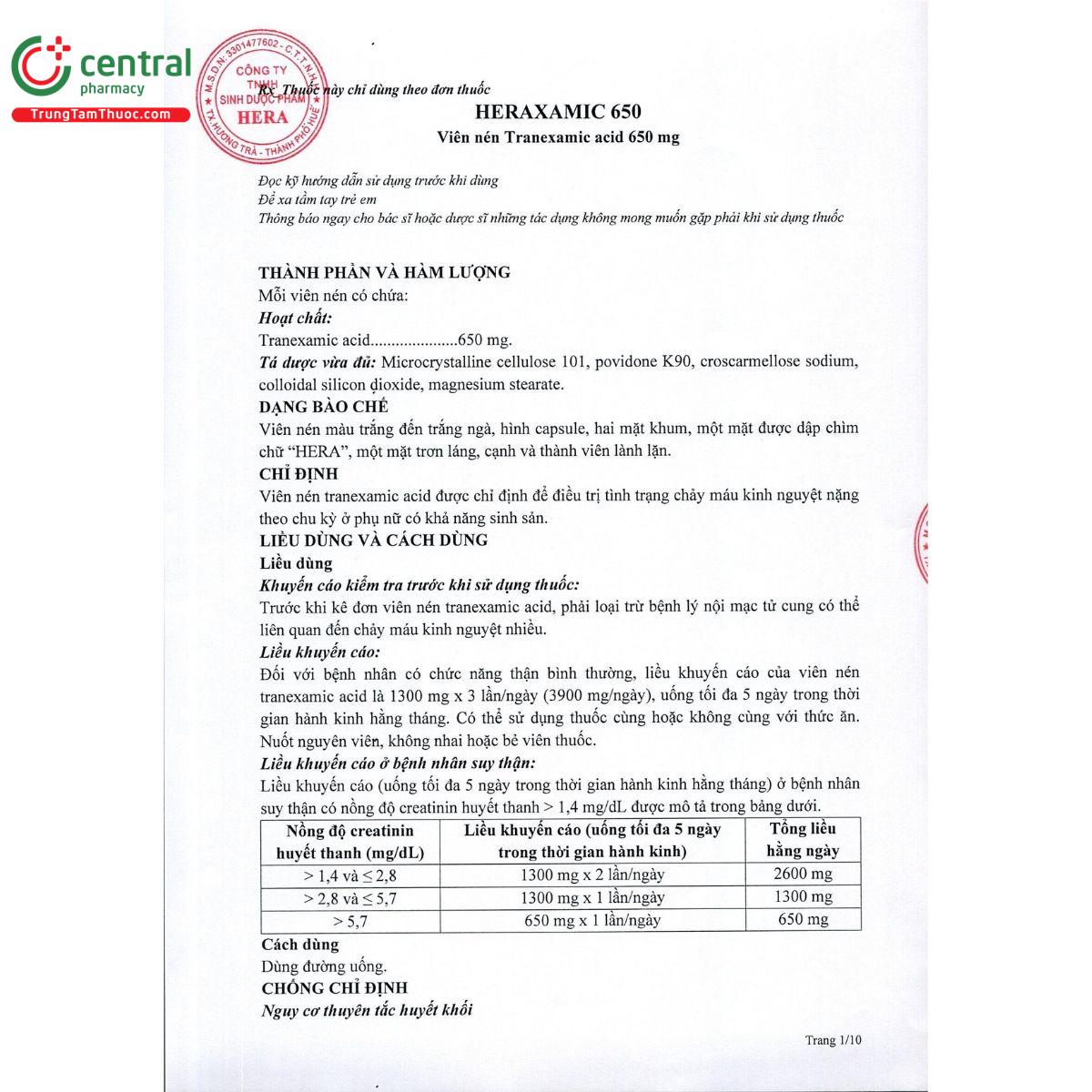 heraxamic 650 4 U8516