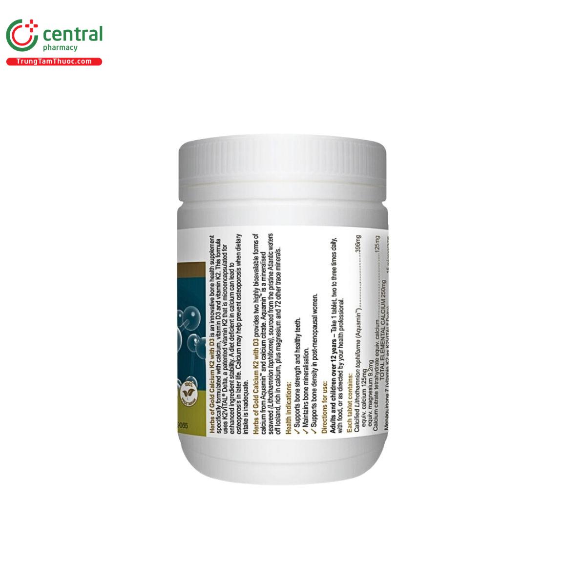 herbs of gold calcium k2 with d3 3 L4554